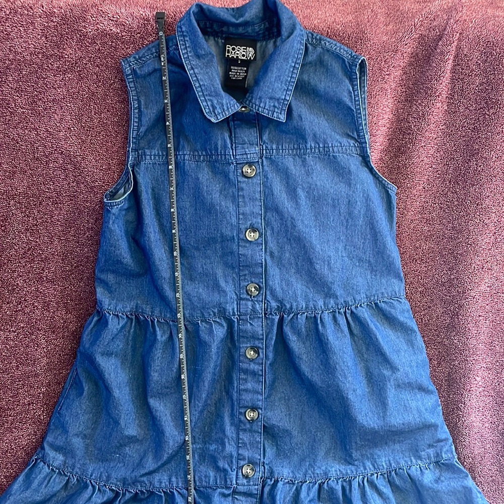 Jean material like dress